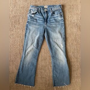 Mother Women's Blue Distressed Jeans
